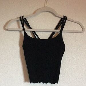 Black kids tank top